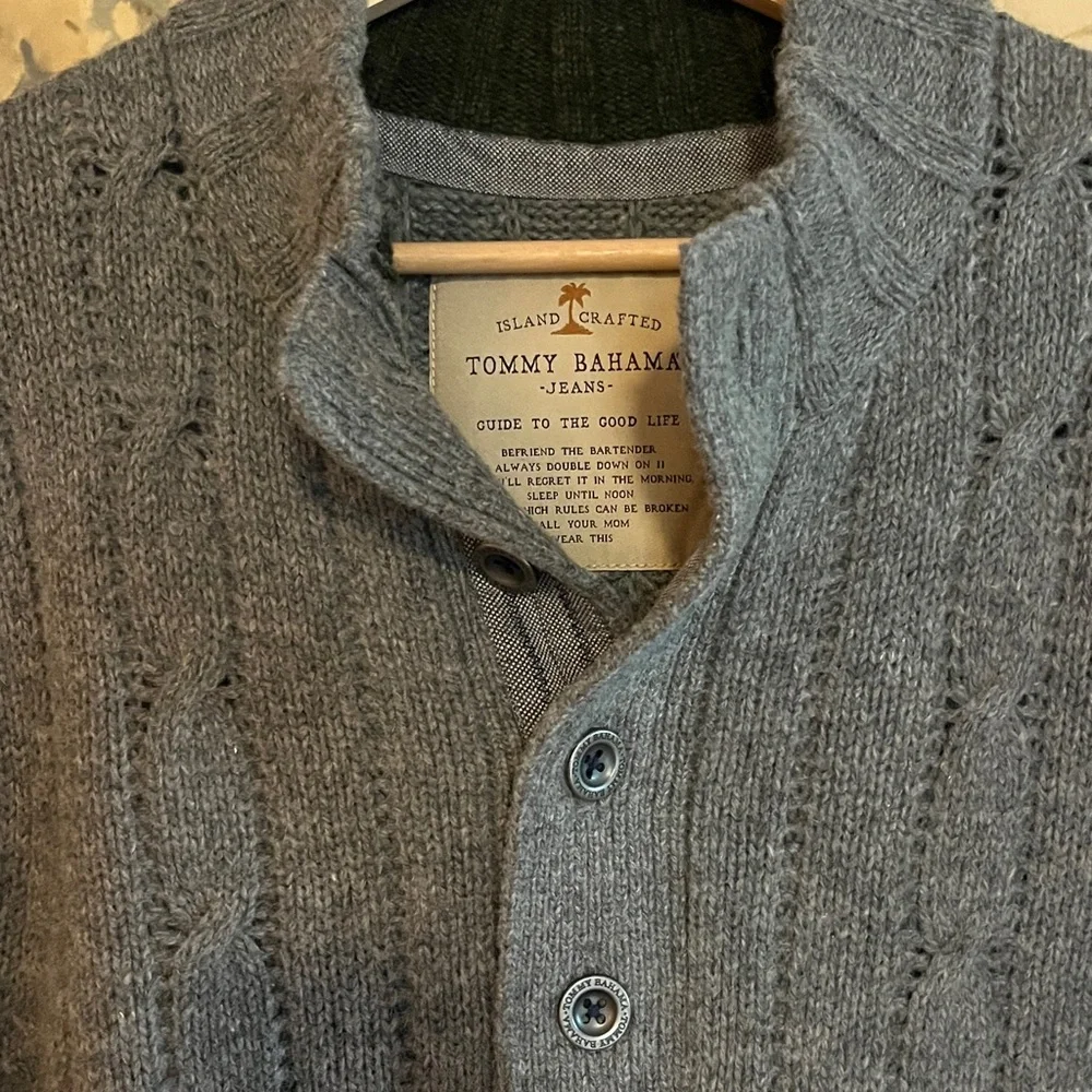 Tommy Bahama Wool Blend‎ Cable Knit Sweater M